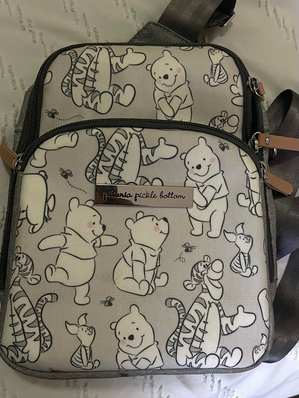 Petunia Pickle Bottom Cross Sling bag Winnie the Pooh Piglet Tigger